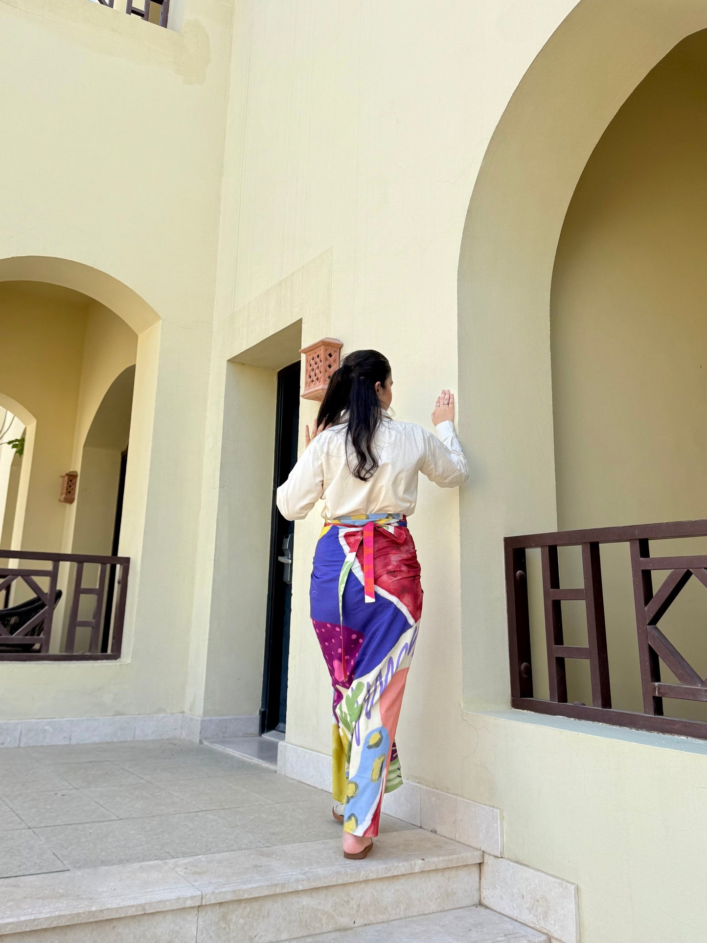 Nadia Set in Florentine Mosaic Print