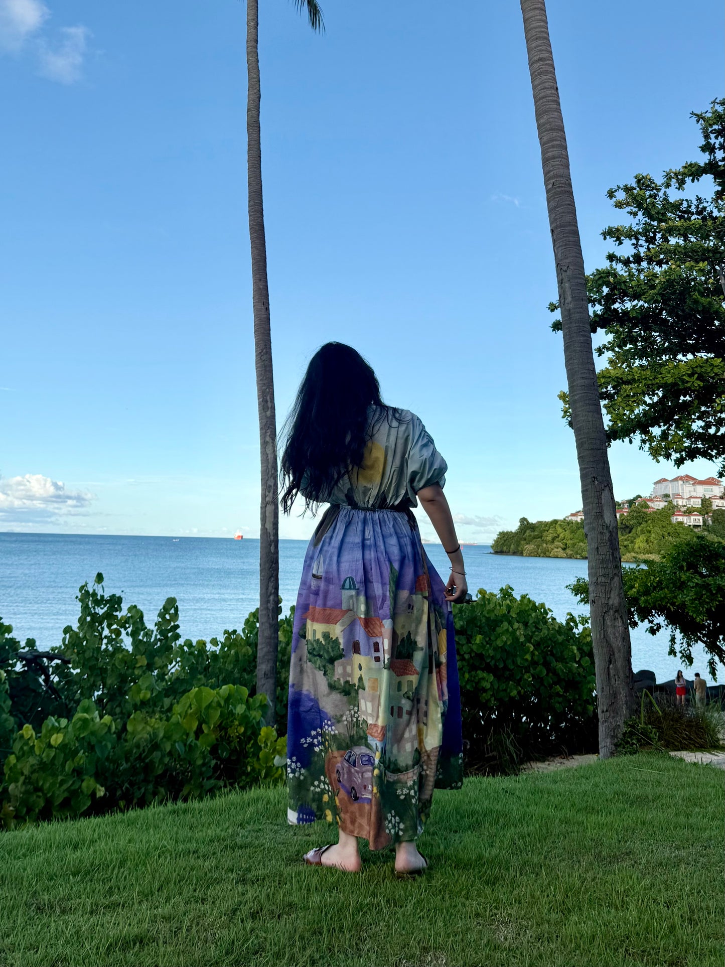 Nirvana Dress in Coastal Serenade Print