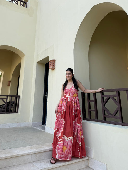 Solea Dress in Bubbly Spritz Print
