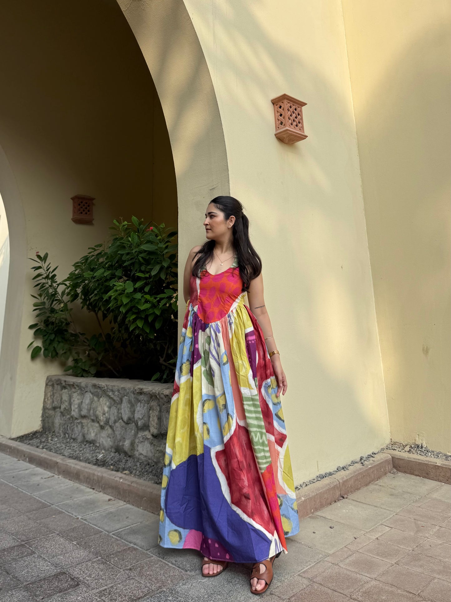 Solea Dress in Florentine Mosaic Dress