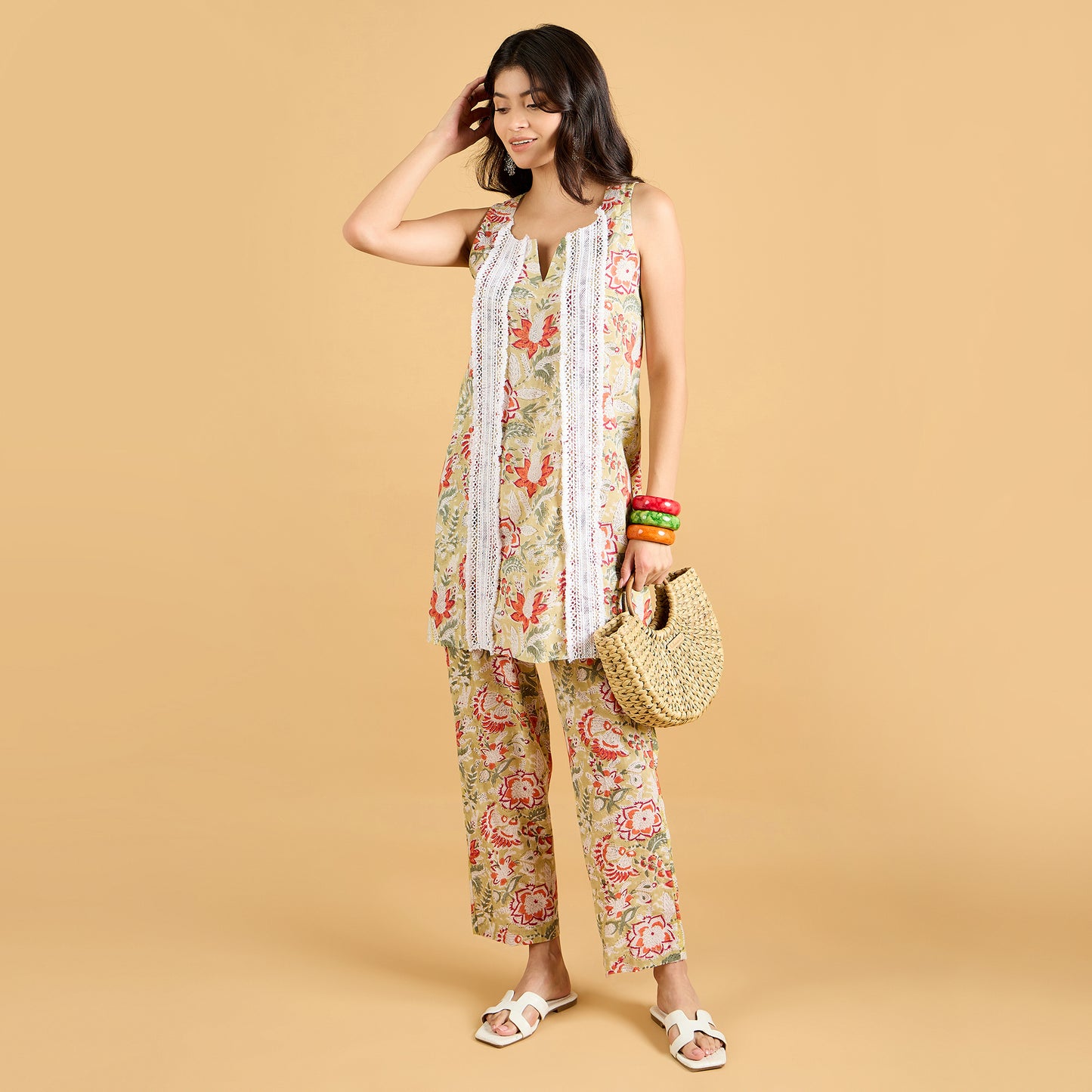 Basanti suit set