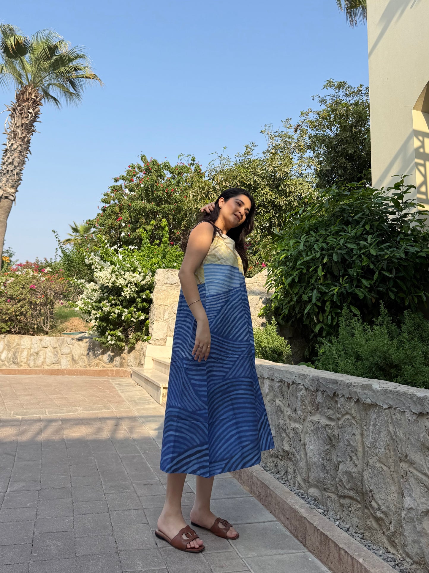 Hibiscus Dress in Gelato Dreams Print