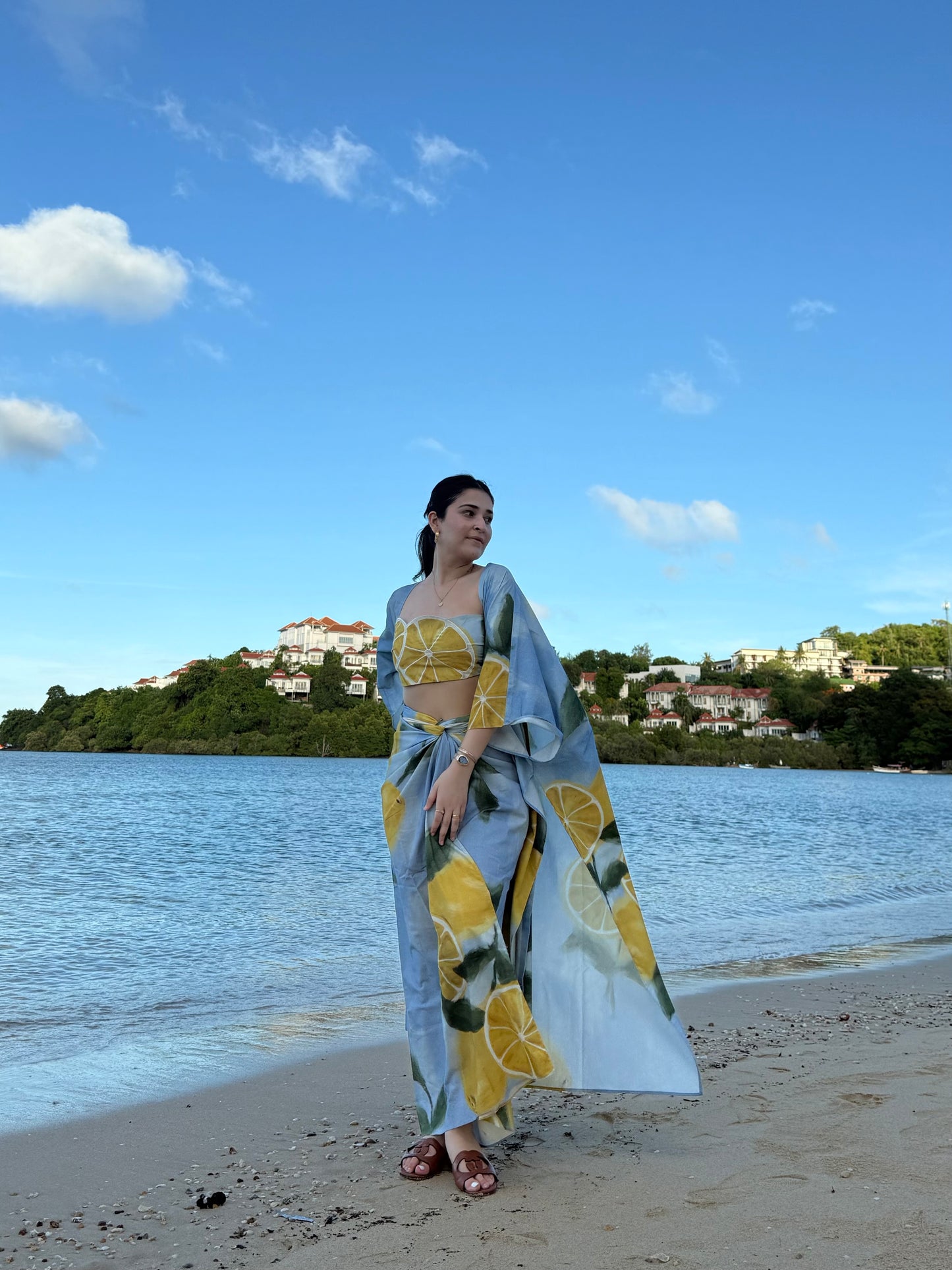 Sabbia set in Limoncello print