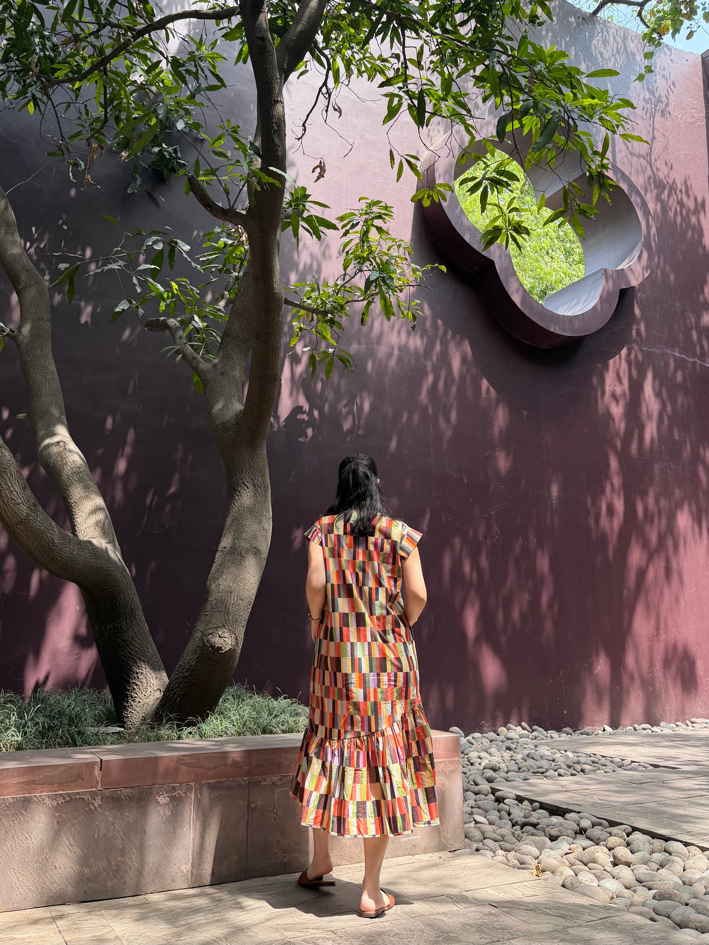 Raya Dress in Camino print