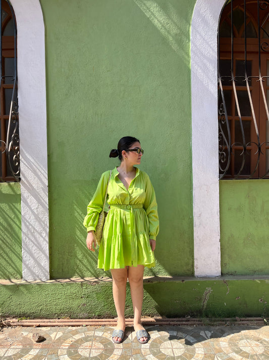 Ciara - Chartreuse Green