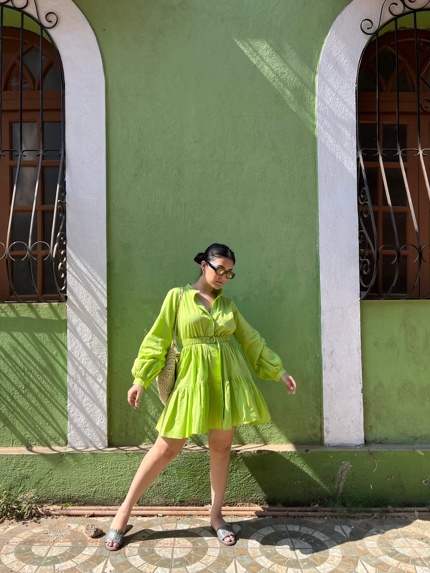 Ciara - Chartreuse Green