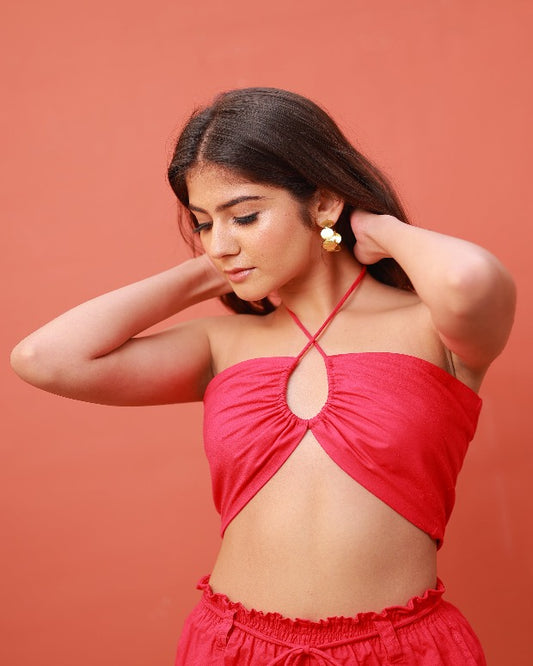 Sasha Top - Spicy Pink