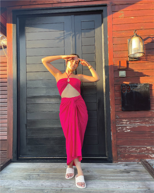 Luna Skirt -Spicy Pink