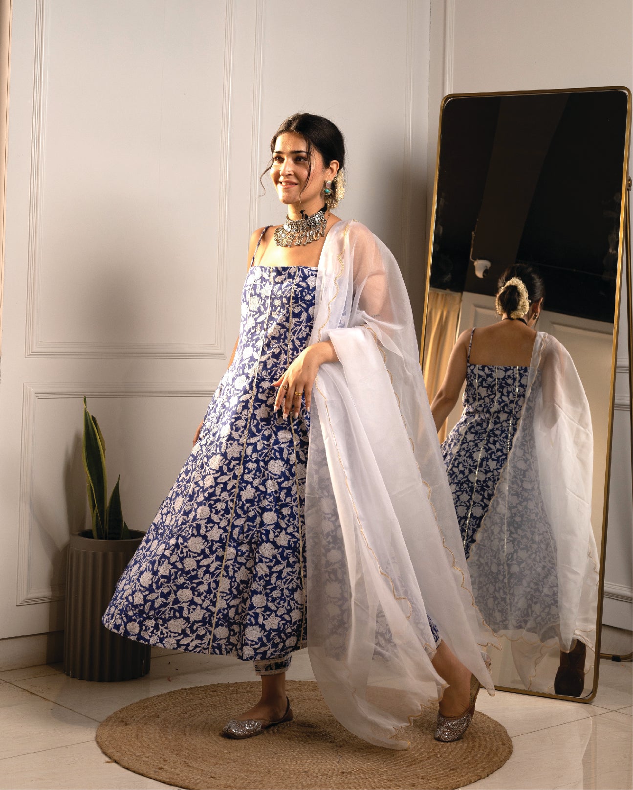 Elaara Kurta - Blue Print