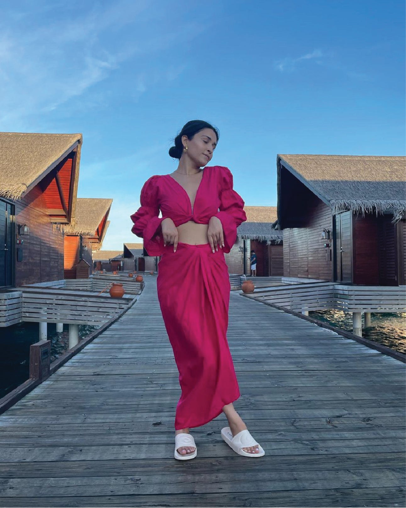 Luna Skirt -Spicy Pink