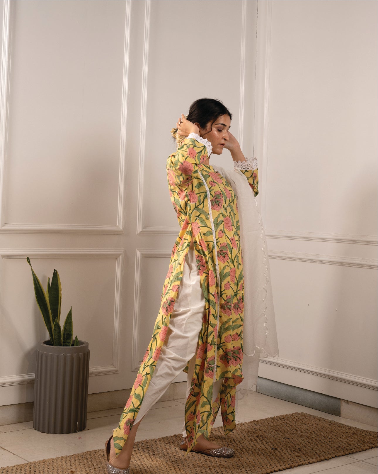 Gulnaaz - Yellow Print