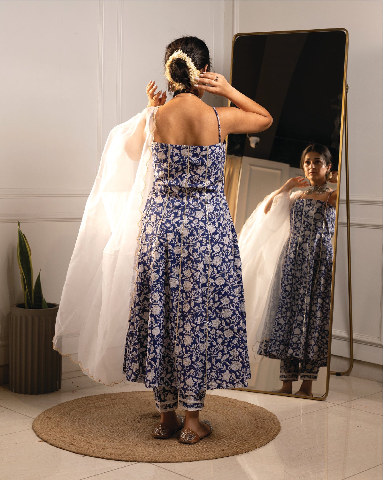 Elaara Kurta - Blue Print