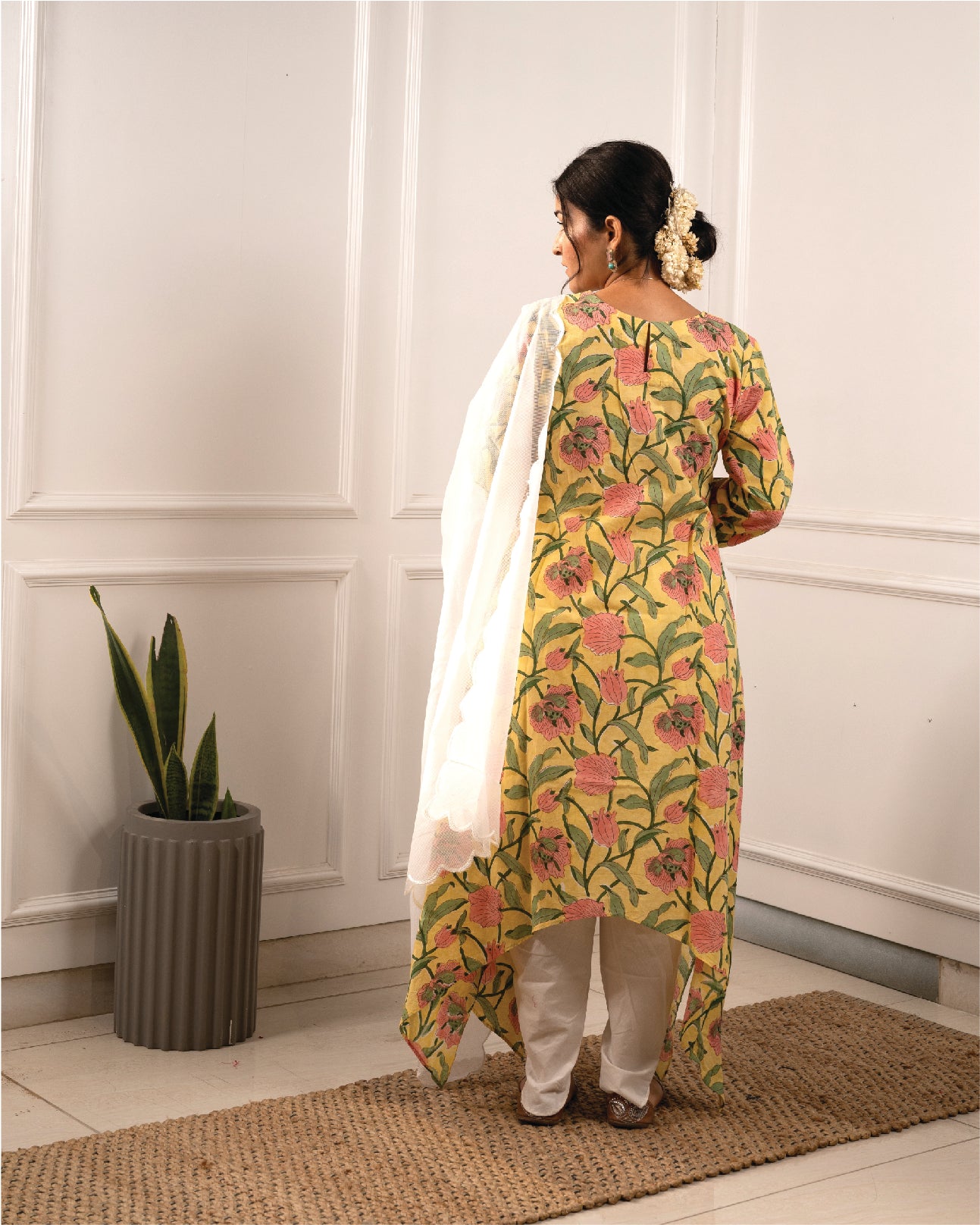 Gulnaaz - Yellow Print