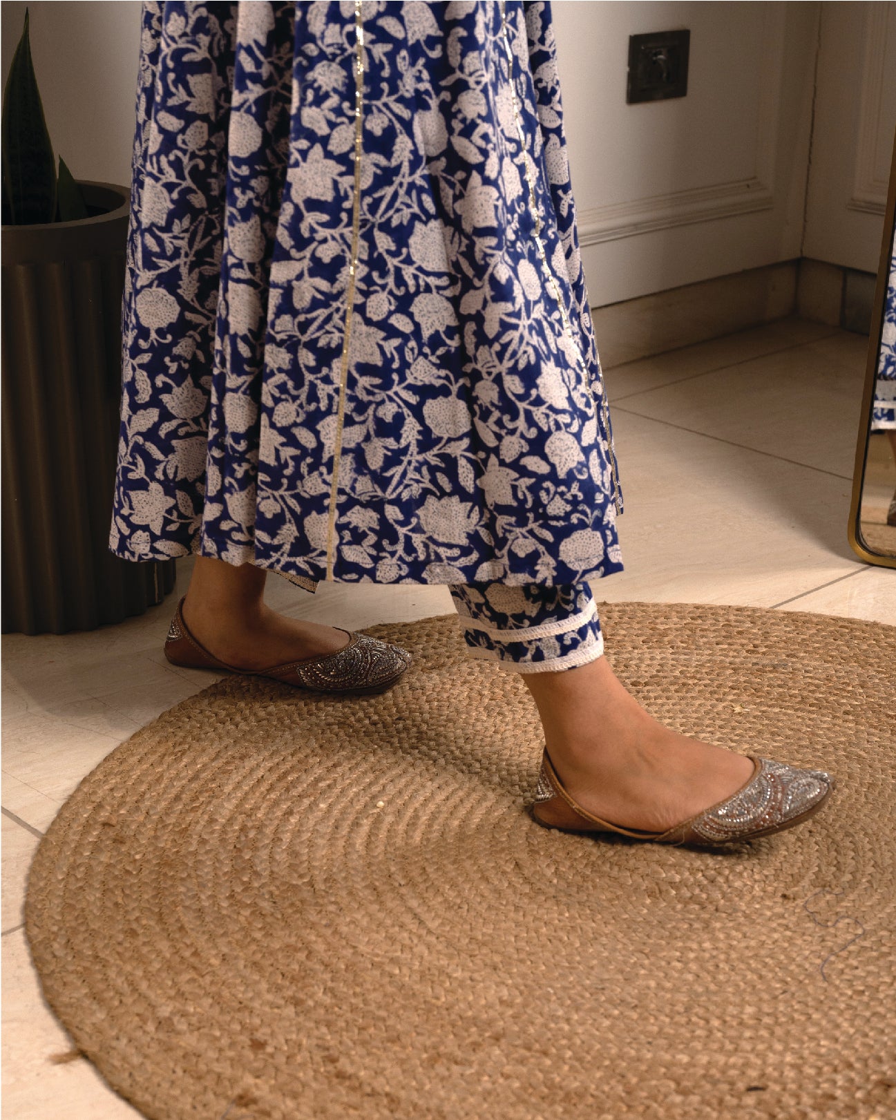 Elaara Kurta - Blue Print