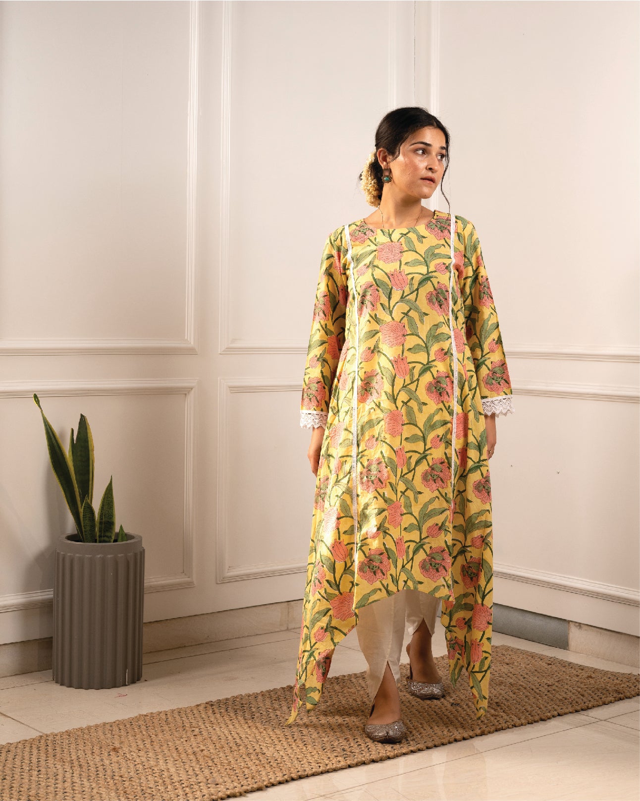 Gulnaaz - Yellow Print