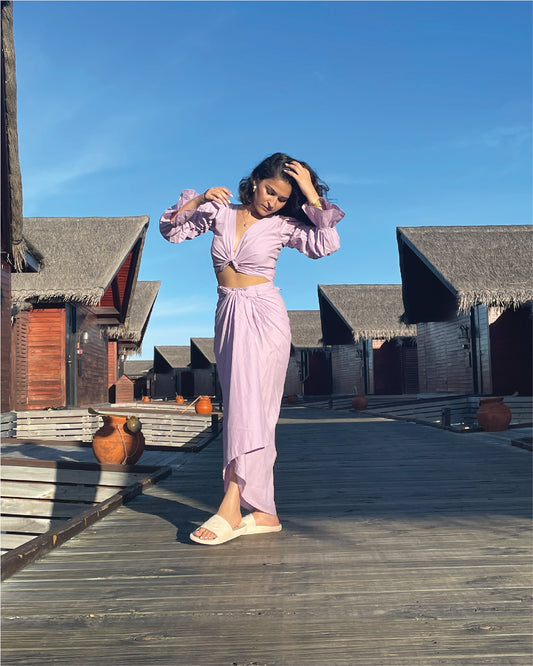 Cali Top - Lavender Ocean