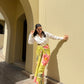 Nadia Set in Tuscan Olive Print