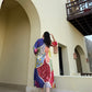Dora Dress in Florentine Mosaic Print