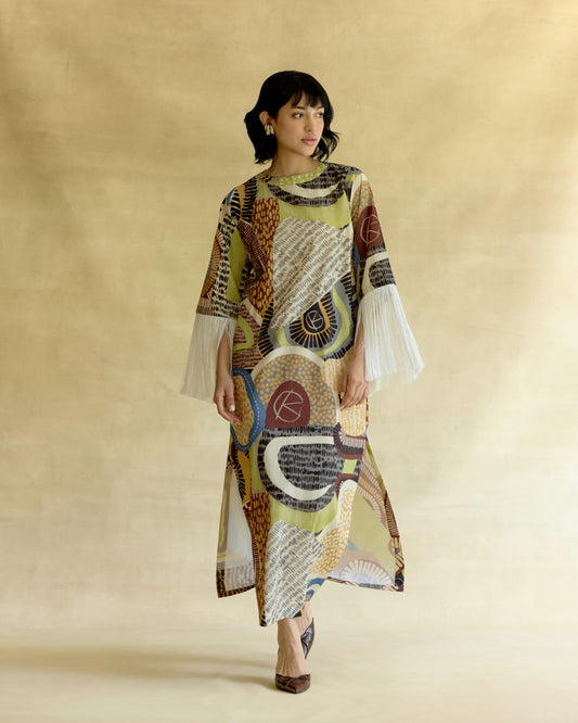Medina Fringe Kaftan