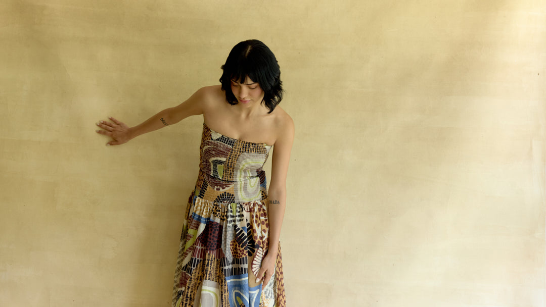Medina Smocked Midi Dress