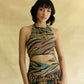 Wild Dusk Cut Out Flared Dress