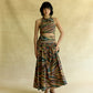 Wild Dusk Cut Out Flared Dress