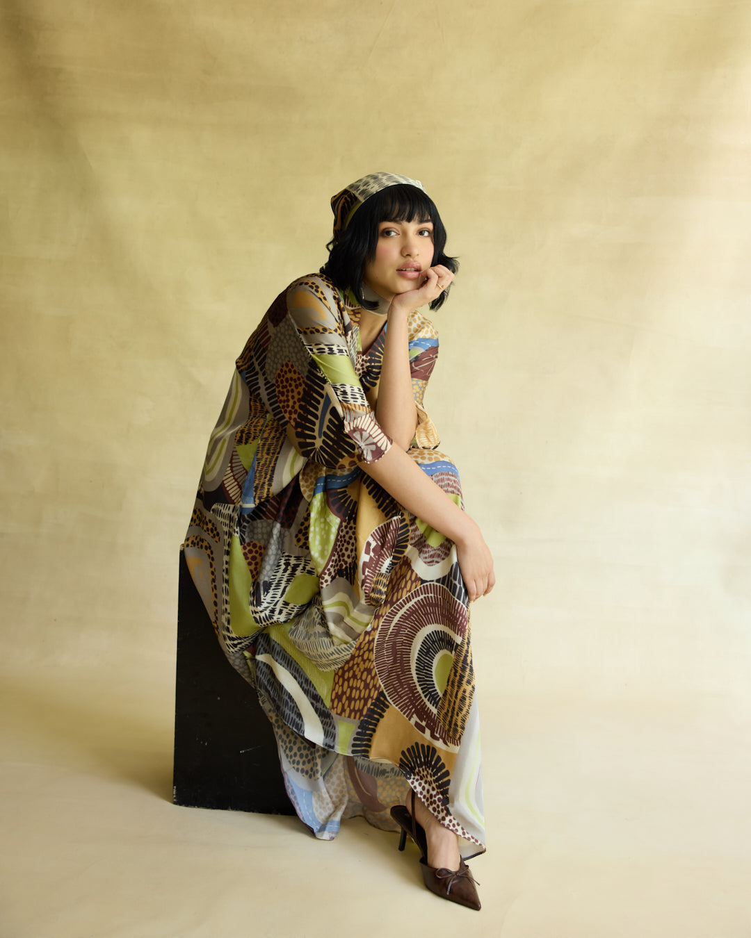 Medina Kaftan Dress & Skirt Set