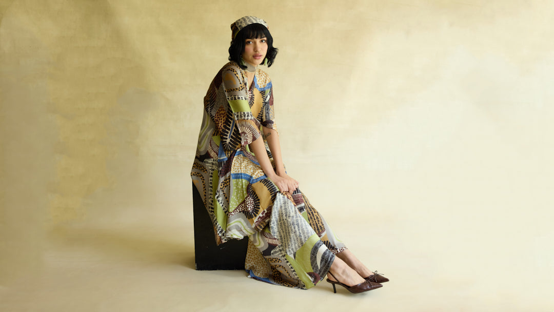 Medina Kaftan Dress & Skirt Set