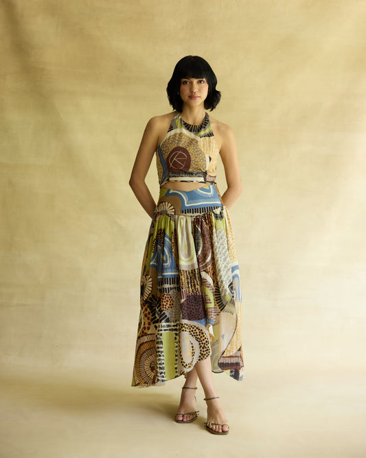 Medina Cut Out Asymmetric Dress