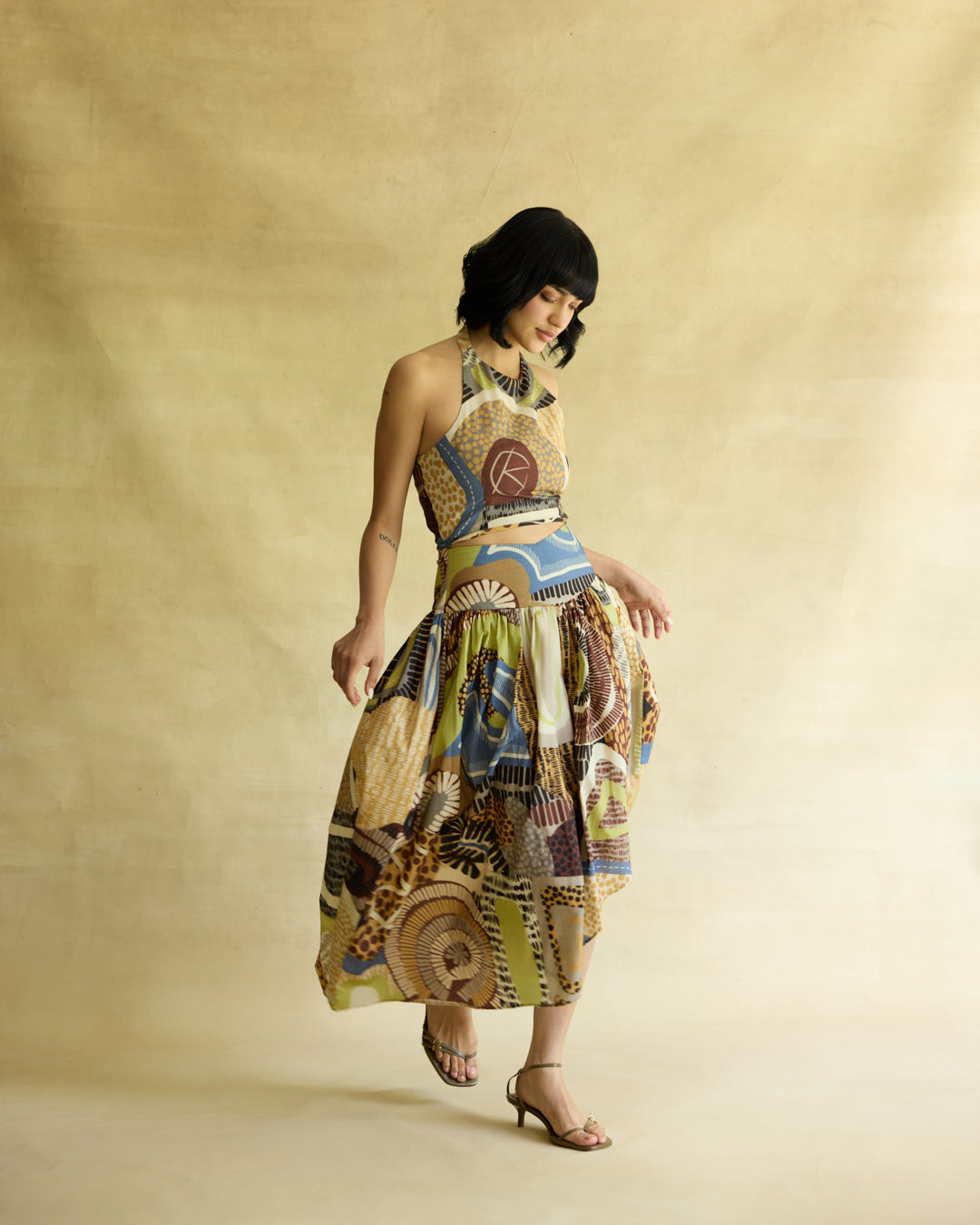 Medina Cut Out Asymmetric Dress