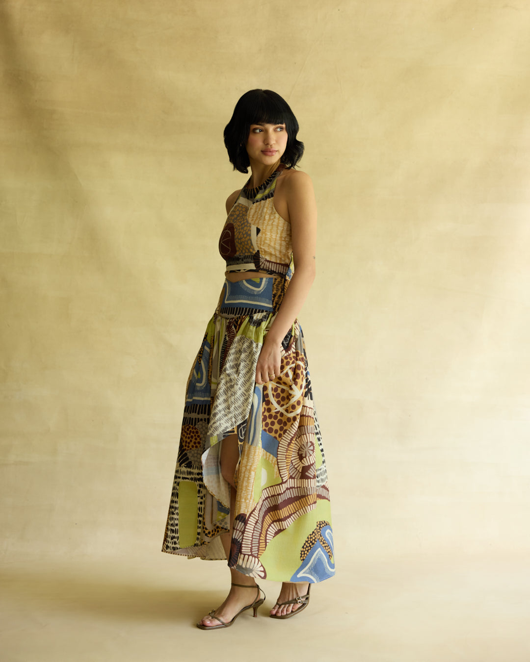 Medina Cut Out Asymmetric Dress