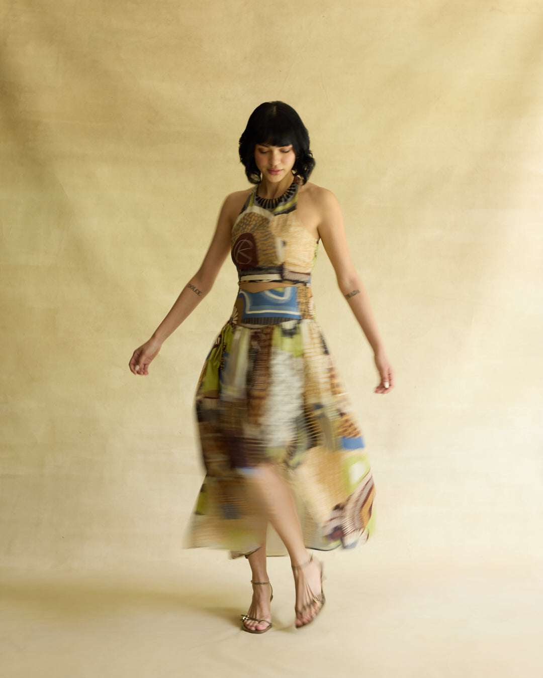 Medina Cut Out Asymmetric Dress