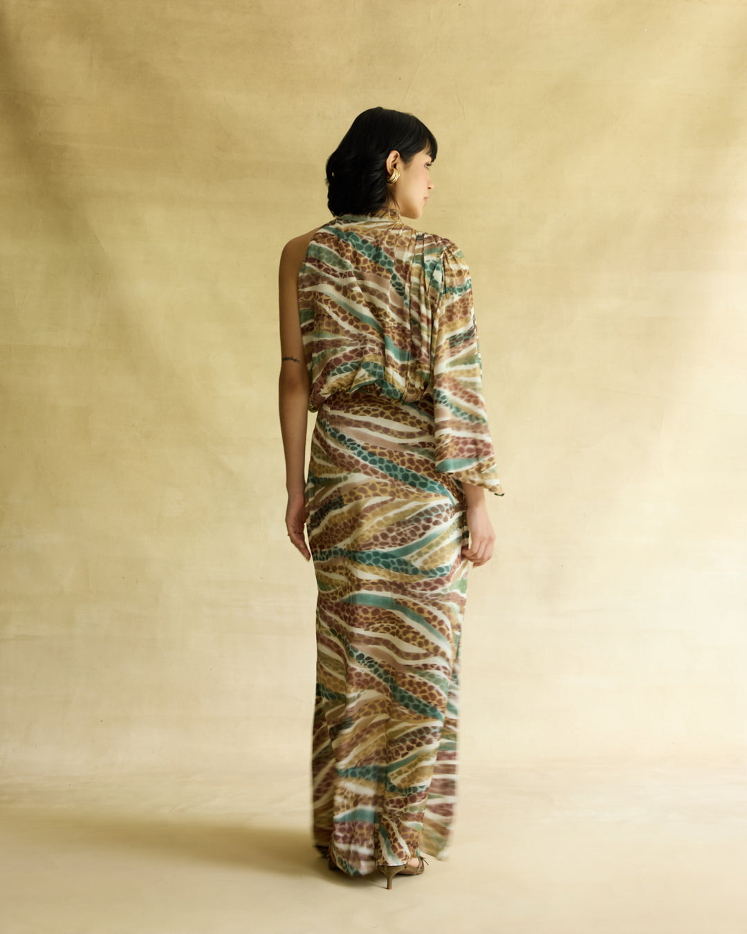 Wild Dawn Cape Top & Skirt Set