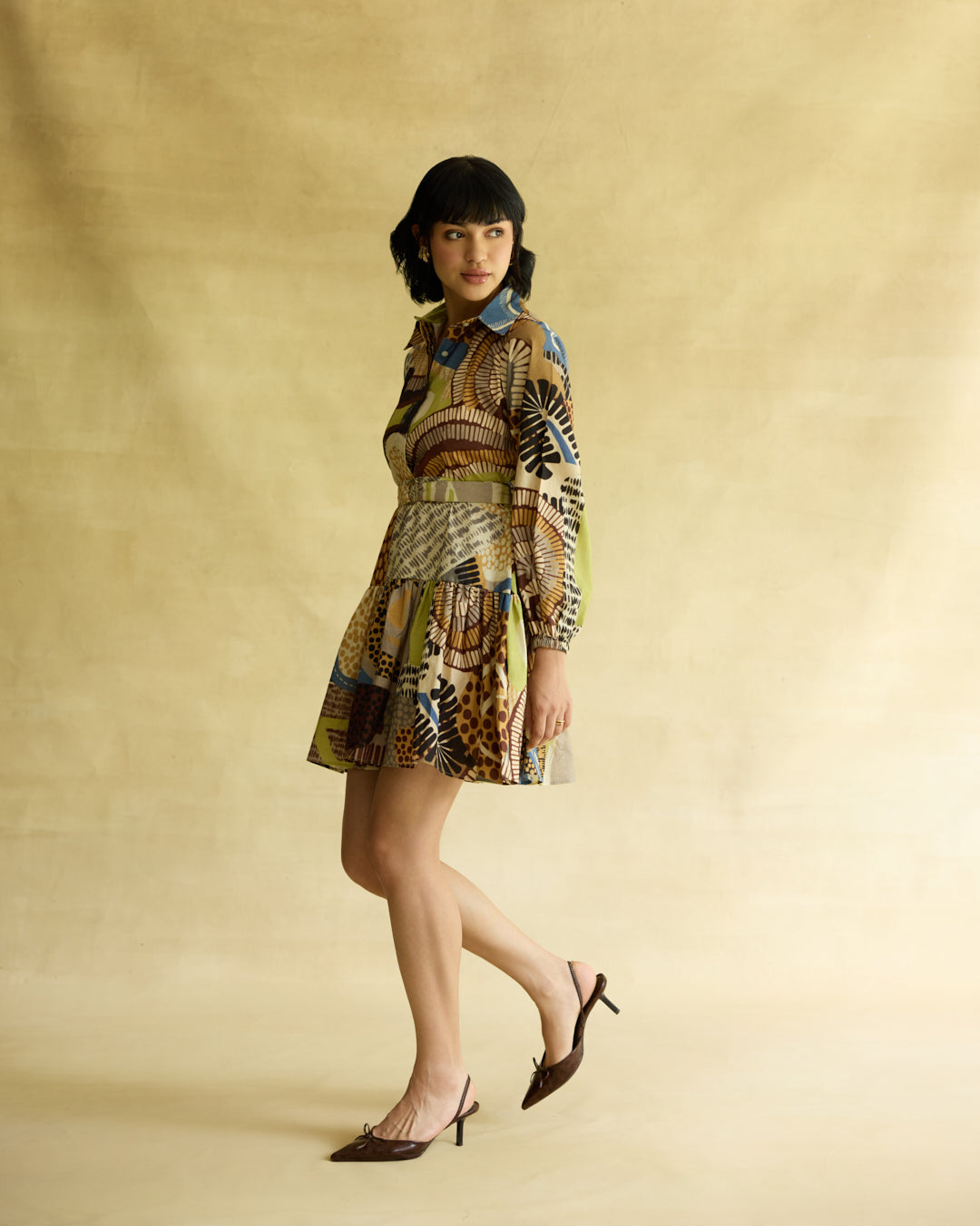 Medina Tiered Mini Dress