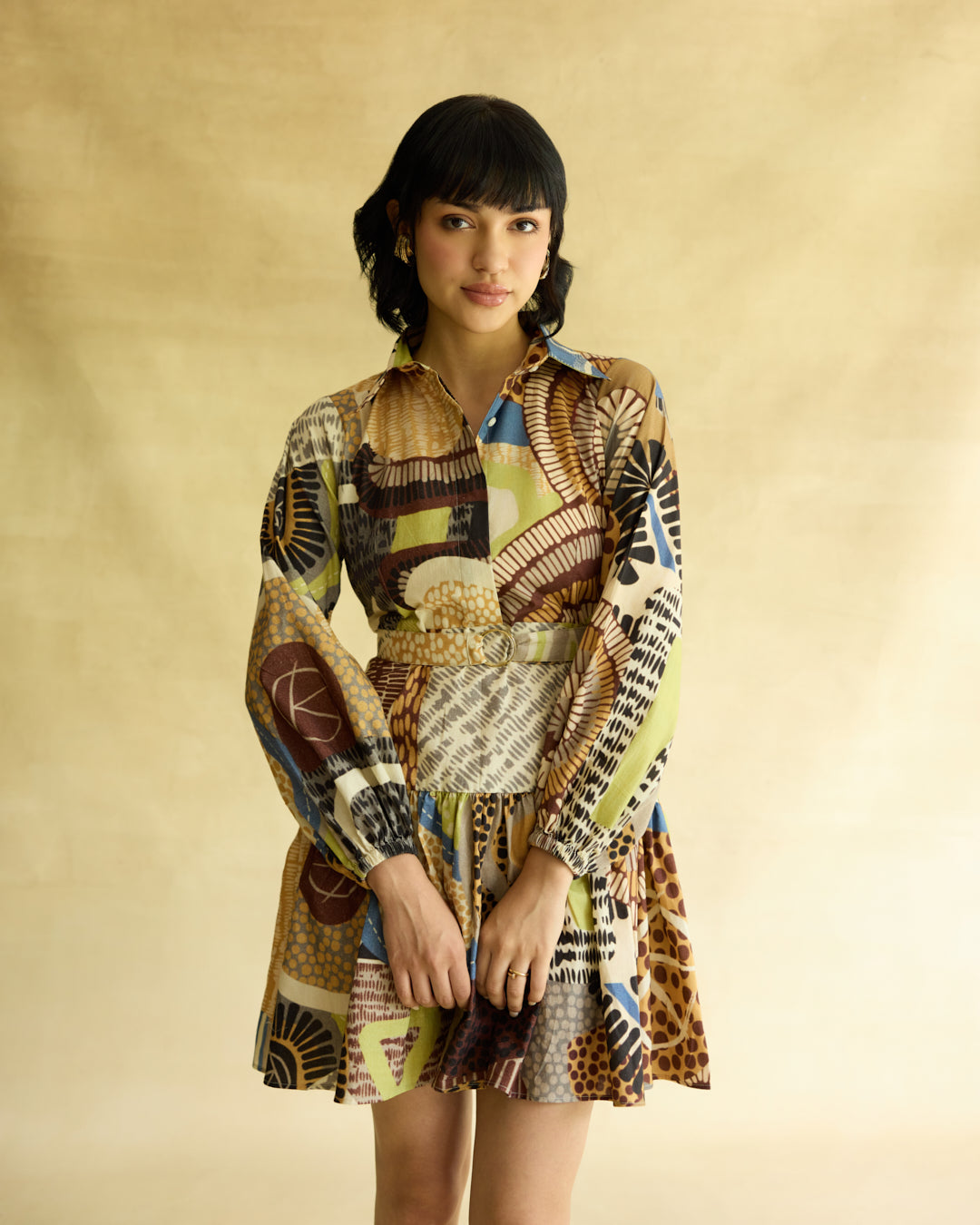 Medina Tiered Mini Dress