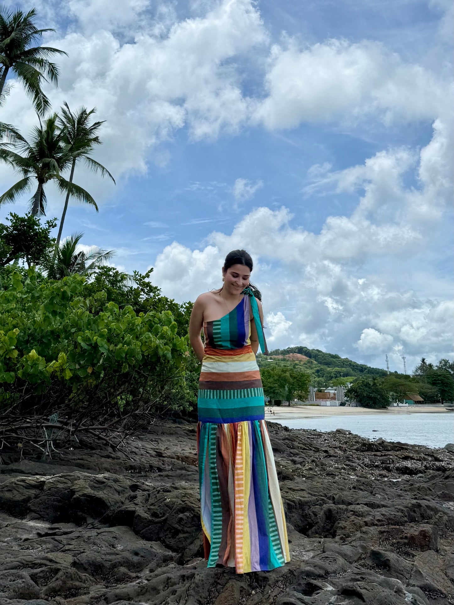 Lumi dress in Tramonto print