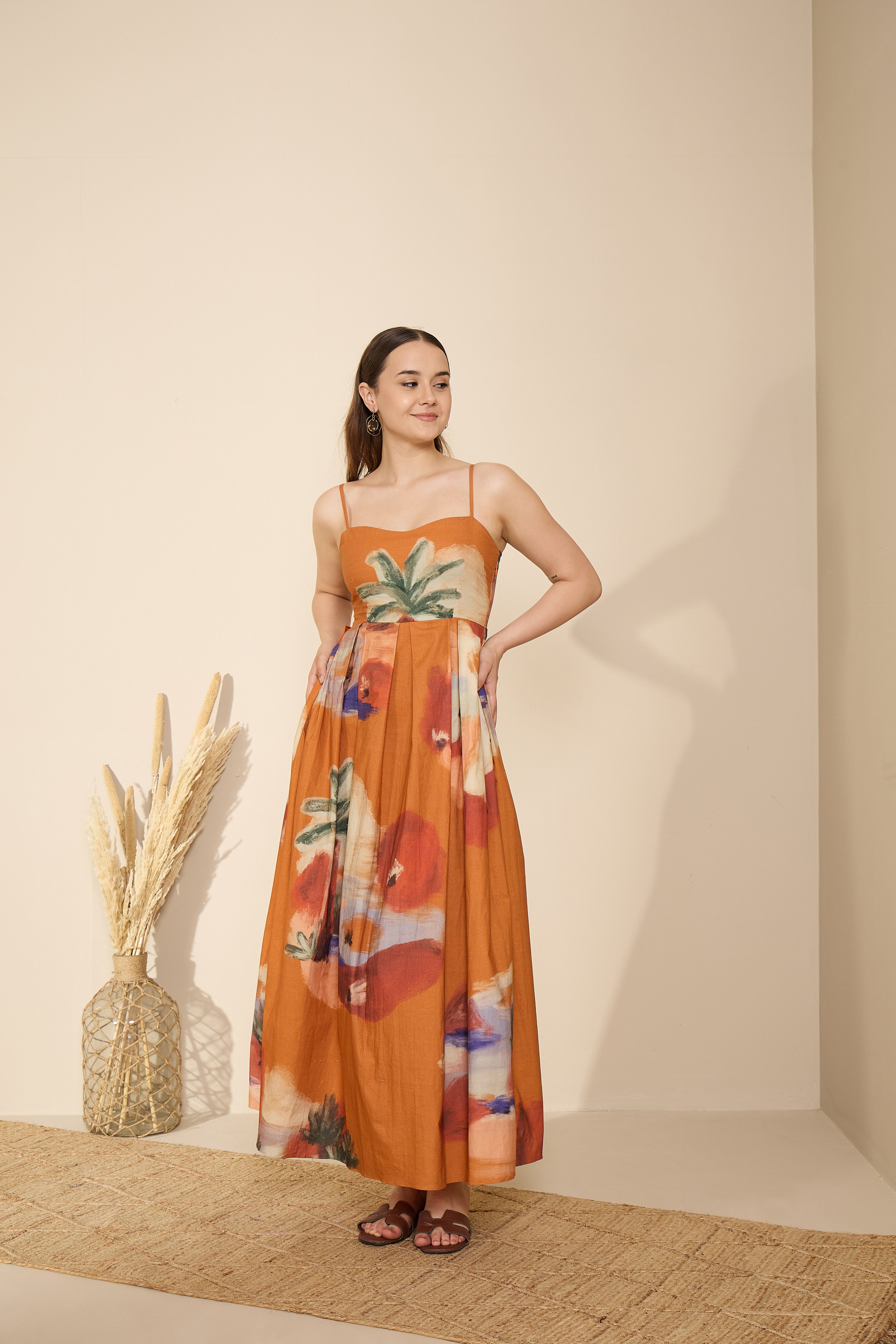 Charlotte Dress in Mystic Lagoon Print – The Gaima Label