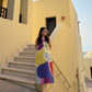 Hibiscus Dress in Florentine Mosaic Print