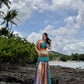Lumi dress in Tramonto print