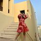 Rosabella Dress in Bubbly Spritz Print