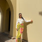 Nadia Set in Tuscan Olive Print