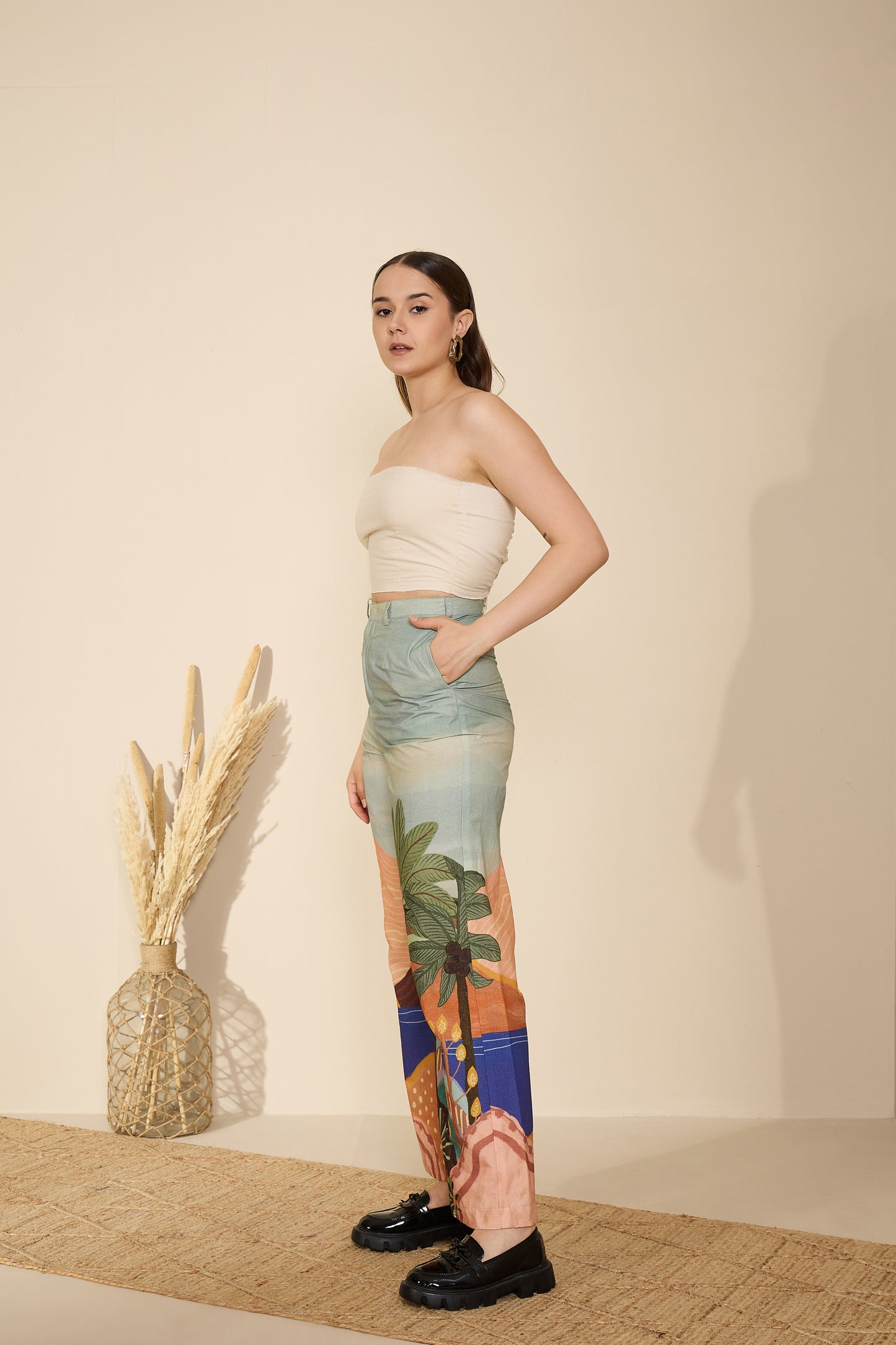 Tansy Pants in Desert Bloom Print