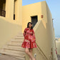 Rosabella Dress in Bubbly Spritz Print