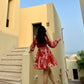 Rosabella Dress in Bubbly Spritz Print