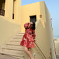Rosabella Dress in Bubbly Spritz Print