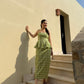 Amarina Dress in Pistachio Plaid Print