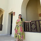 Juno Dress in Tuscan Olive Print