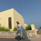 Ischia Dress in Capri Coast Print
