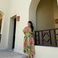 Juno Dress in Tuscan Olive Print
