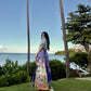 Nirvana dress in Coastal Serenade print